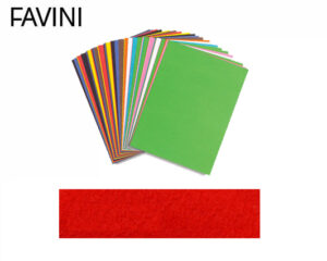 FAVINI ΧΑΡΤΟΝΙ 70x100 220γρ. ΚΟΚΚΙΝΟ Νο10