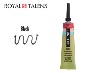 TAL ΠΕΡΙΓΡ.ΓΥΑΛΙΟΥ 20ml AMS DECO RELIEF BLACK 4Τ.