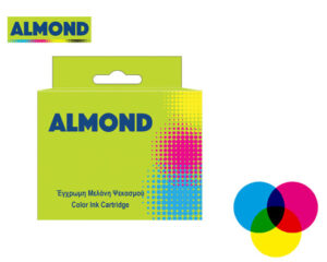 ALMOND INK ΣΥΜΒ. ΜΕ HP  #650 TRICOLOR 8ml (A) #CZ102AE