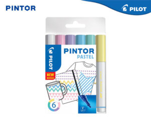 PILOT ΜΑΡΚ.PAINT PINTOR FINE PASTEL ΣΕΤ 6Τ.
