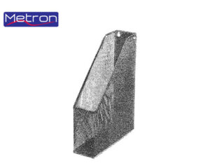 METRON ΑΡΧΕΙΟΘΗΚΗ ΜΕΤΑΛΛΙΚΗ 25x31.8x7,5 ΑΣΗΜΙ