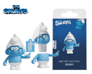 TRIBE FLASH DRIVE USB 3D BRAINY SMURF 8GB