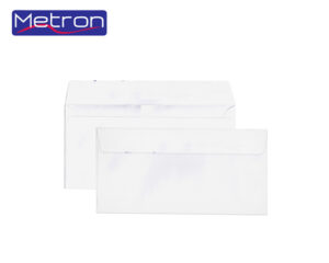 METRON ΦΑΚ. 11,4x23 90γρ. ΛΕΥΚ.ΚΑΡΡΕ ΑΥΤ.  500Τ.