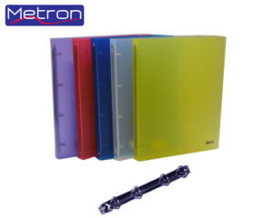 METRON ΝΤΟΣΙΕ ΠΛΑΣT. 4ΚΡ. Α4 2εκ. ΑΣΣΟΡΤΙ ΔΙΑΦΑΝΑ 6T.