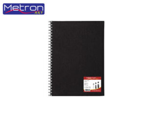 METRON ART ΜΠΛΟΚ ΣΧΕΔ.ΣΠΙΡ. Α4 80Φ. 100γρ. ΜΑΥΡΟ