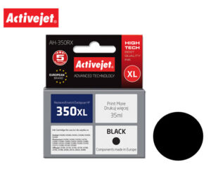 ACJ INK ΣΥΜΒ. ΜΕ HP AH-350RX #350XL BLK 35ml (Α) #CB336EE