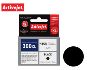 ACJ INK ΣΥΜΒ. ΜΕ HP AH-300BRX #300XL BLK 20ml (Α) #CC641EE