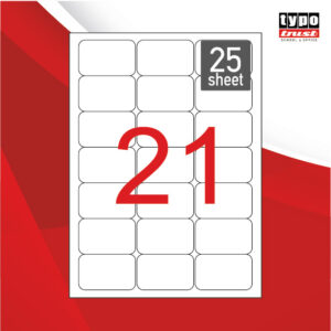 Διαφανείς Ετικέτες 6,35X3,81