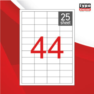 Διαφανείς Ετικέτες 48,5X25,4